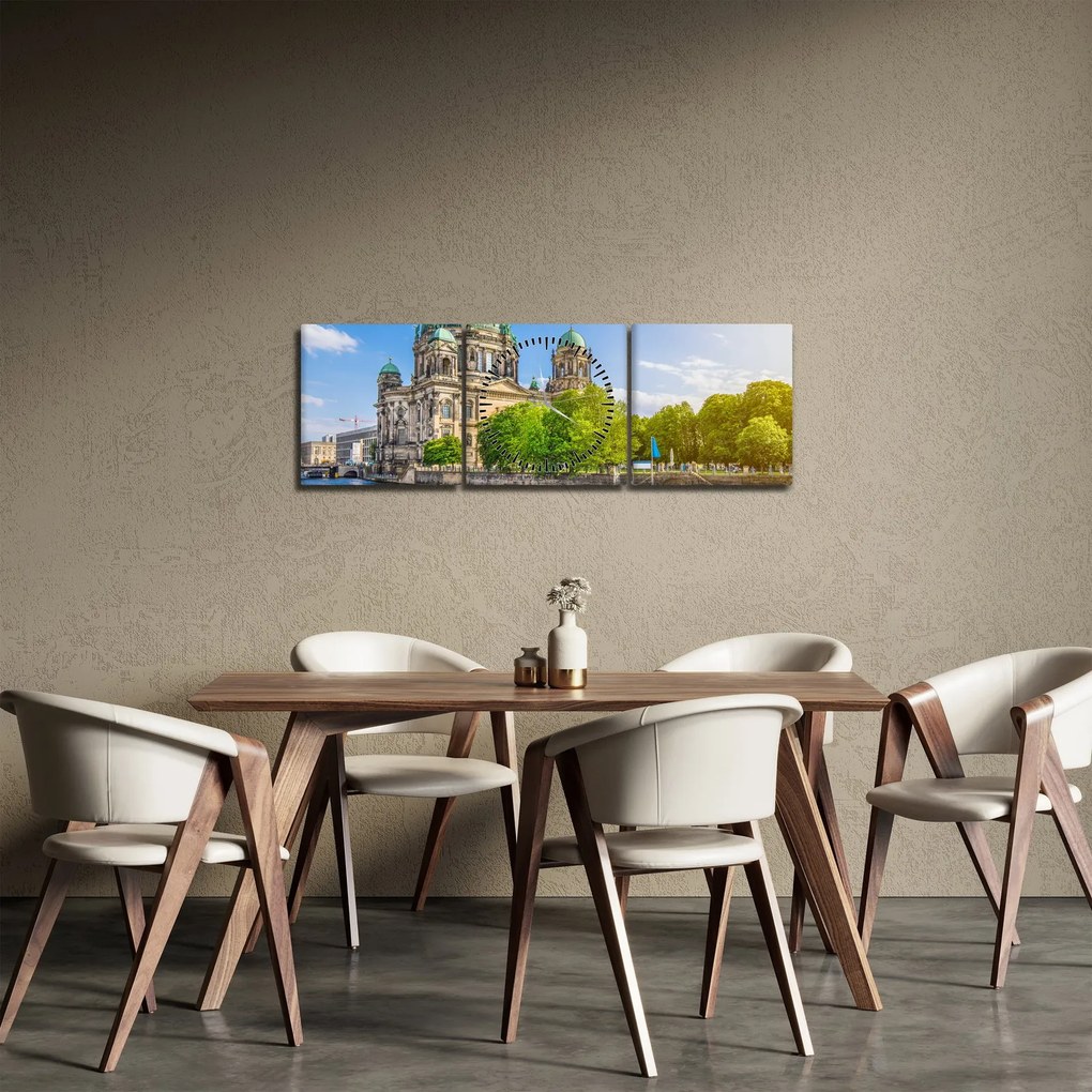 Obraz - Katedra w Berlinie (z zegarem) (90x30 cm)