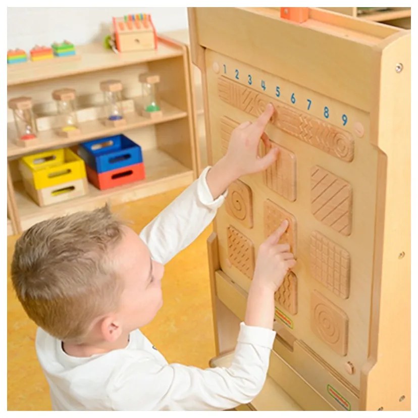 Masterkidz sensoryczna tablica ścienna rozpoznawanie faktury powierzchni