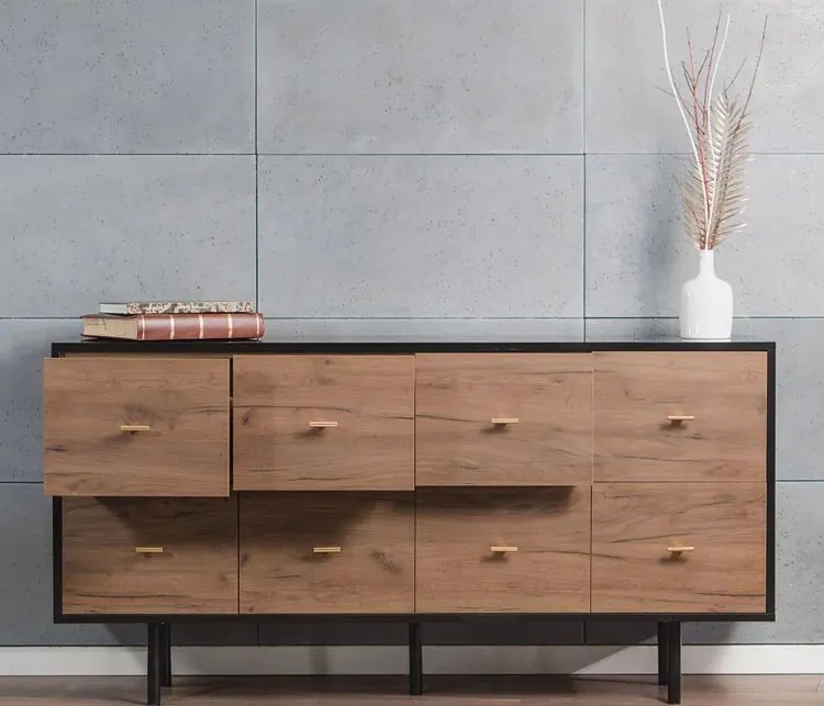 Nowoczesna komoda w stylu industrialnym D3-S30