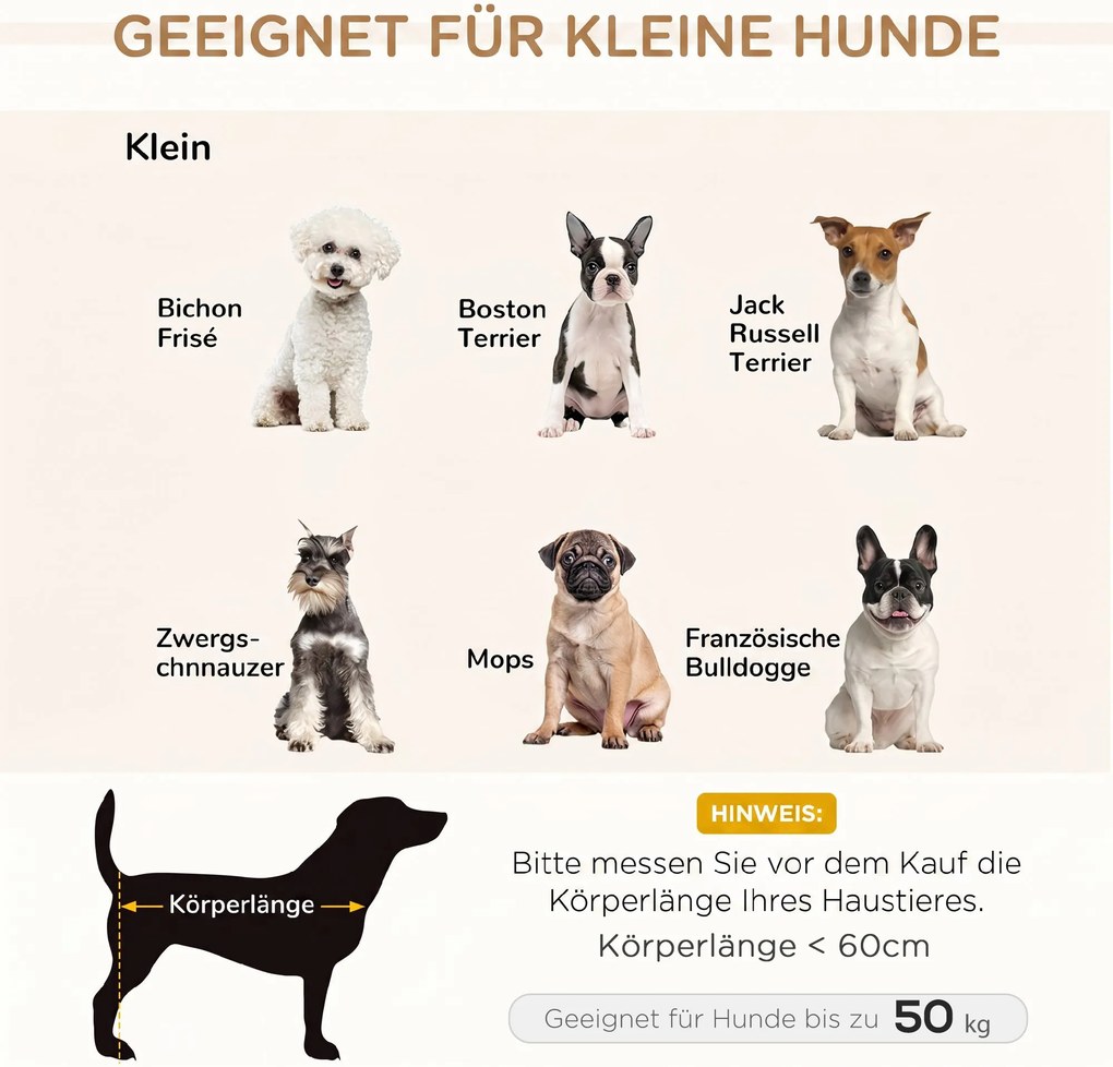 PawHut Sofa dla zwierząt ze schowkiem, miękką poduszką, nośność do 15 kg, pluszowe obicie, rama z twardego drewna, Niebieski | Aosom PL