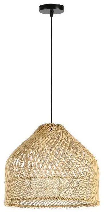 Immax 08264L - Żyrandol na lince PELO 1xE27/40W/230V śr. 40 cm rattan