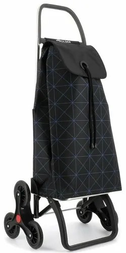 Torba na zakupy Rolser I-MAX star 6 na kółkach,czarno-niebieska