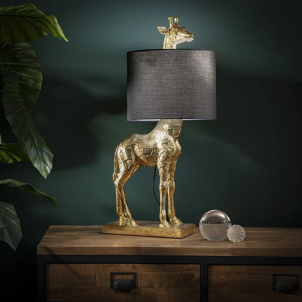 Lampa stołowa Gold Giraffe 70cm