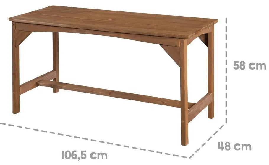 Dziecięcy zestaw ogrodowy 4 szt. Outdoor + – Roba