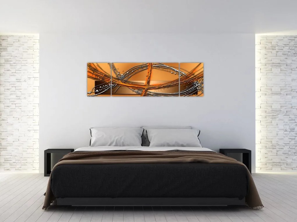 Abstrakcyjny obraz (170x50 cm)
