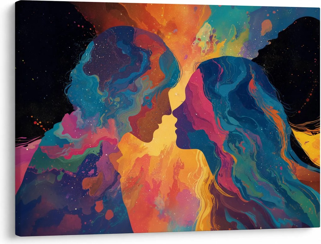 Obraz - Kosmiczna miłość (70x50 cm)