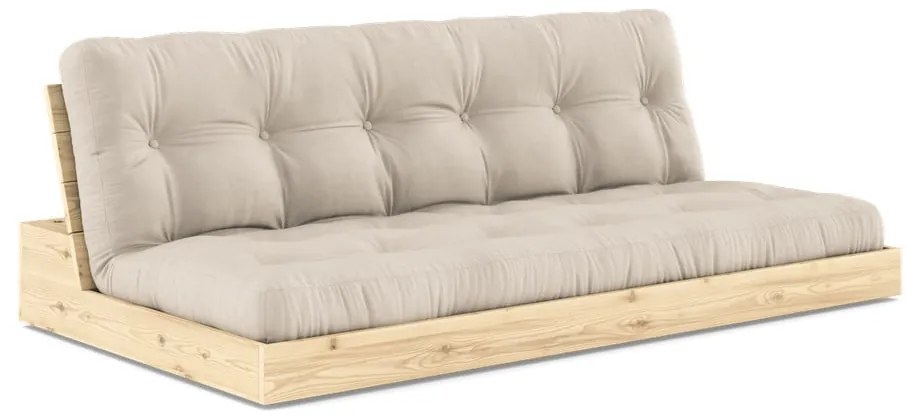 Beżowa rozkładana sofa 196 cm Base – Karup Design