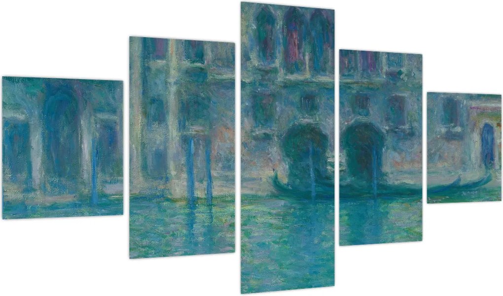 Obraz - Claude Monet, Palazzo da Mula, Venice, reprodukcje (125x70 cm)
