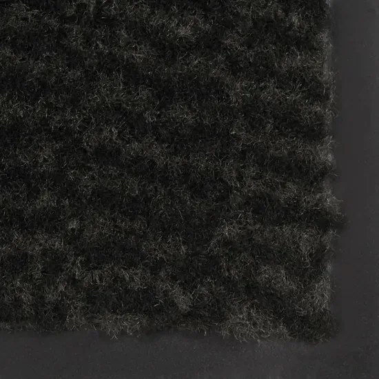 Czarna wycieraczka tuftowana 60x150 cm - L, 8X