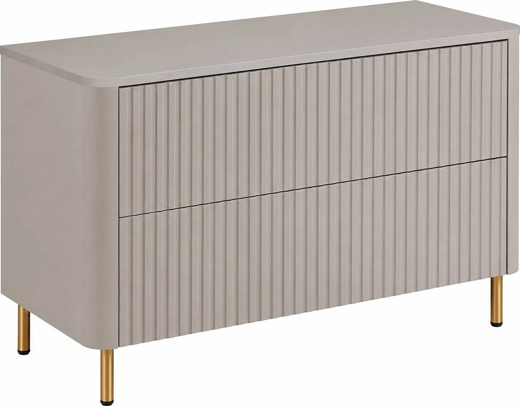 Szafka łazienkowa 100, Kaszmir, blat kaszmir, nogi złote, 100,8 x 44,2 x 65 cm