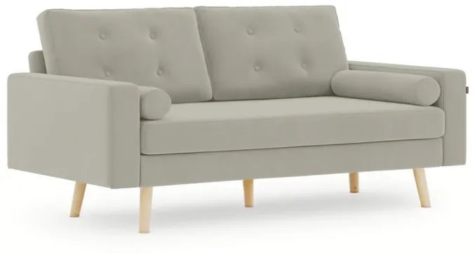 Beżowa 3-osobowa sofa MANDI