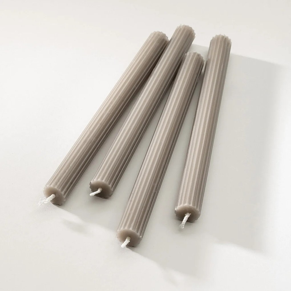 Zestaw świec stroikowych Sand 2x25 cm