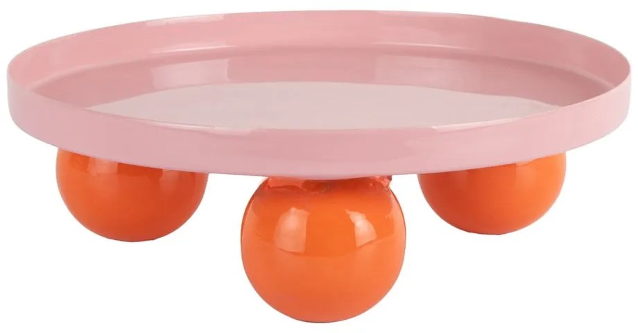 Metalowa taca dekoracyjna ø 20 cm Double Funky – PT LIVING