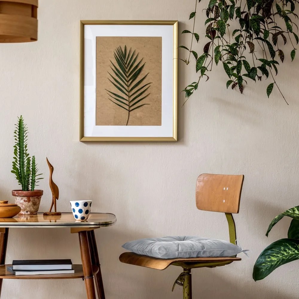 Aksamitna poduszka na krzesło 40x40 cm Aleksa – Restilo