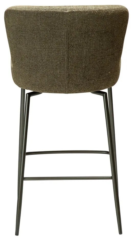 Tapicerowany hoker w kolorze khaki (wysokość siedziska 67,5 cm) Glam – DAN-FORM Denmark