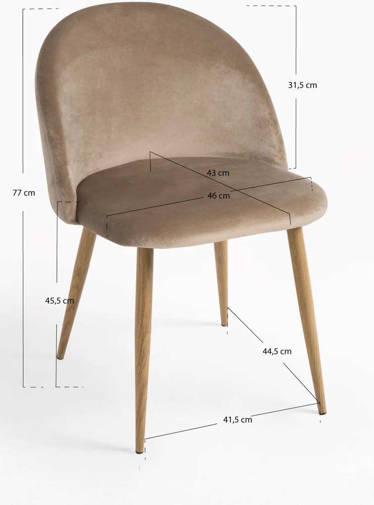 Silla Vint Terciopelo