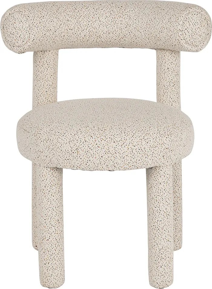 Krzesło 62x80x58 cm Jasny Krem Leith LET77M