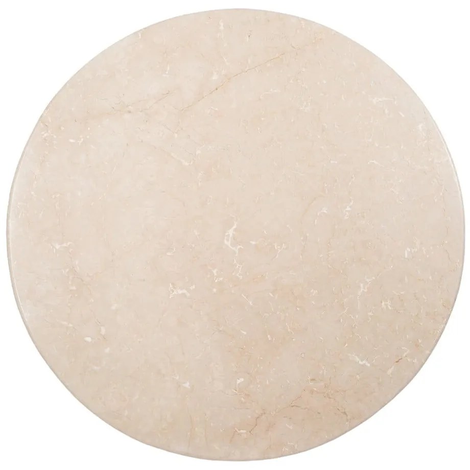 Okrągły stół z marmurowym blatem ø 120 cm – Ixia