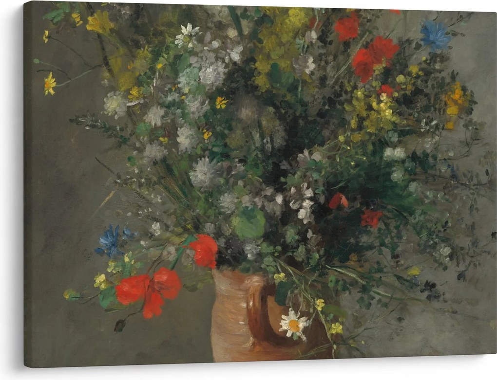 Obraz - Auguste Renoir, Flowers in a Vase, reprodukcje (70x50 cm)