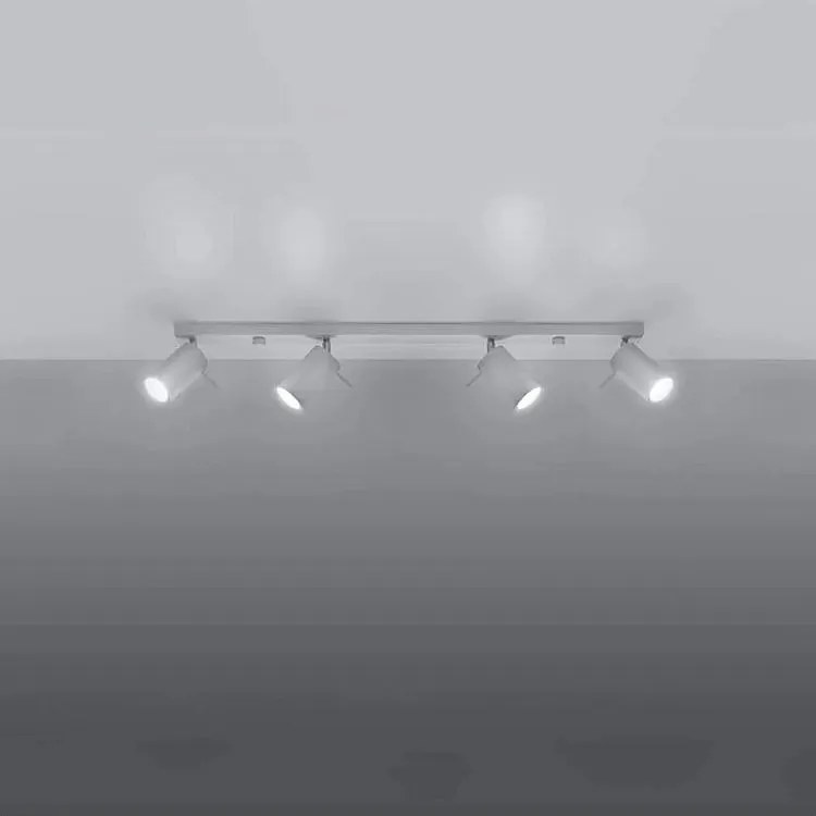 Listwa oświetleniowa 4 punktowa RING 4L biały