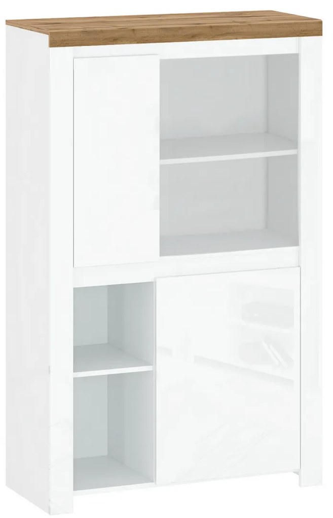 Szafka VILGO 2D, biały błyszczący