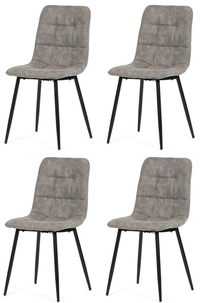 Zestaw krzeseł do jadalni Vintage CT-281 GREY3, 4szt.