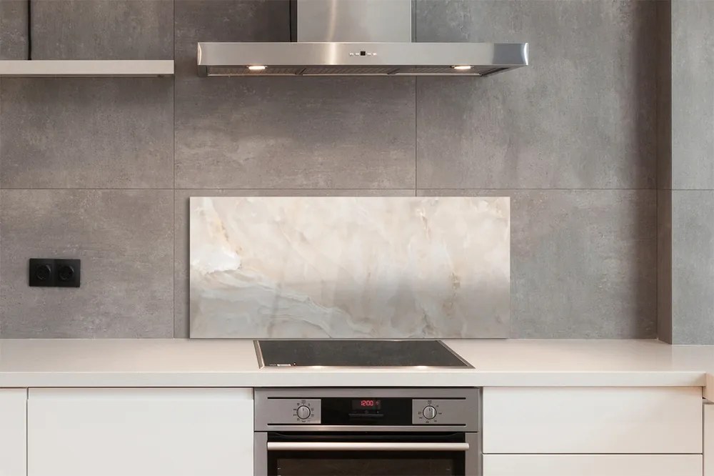 Szkło do Kuchni na Ścianę Klasyka Marmurowego Wnętrza