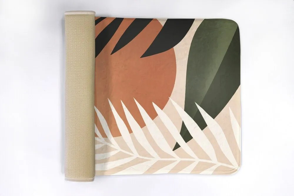 Dywanik pod prysznic Dywanik pod prysznic Tropikalna abstrakcja