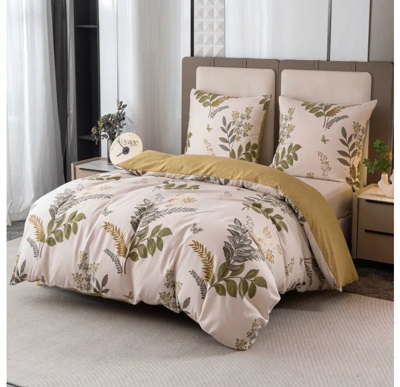 PrzytulneMieszkanie.pl PrzytulneMieszkanie.pl Pościel z mikrowłókna ORVILA beżowa Rozmiar pościeli: 70 x 90 cm | 140 x 220 cm