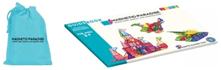 Woopie magnetyczne klocki konstrukcyjne montessori 3d