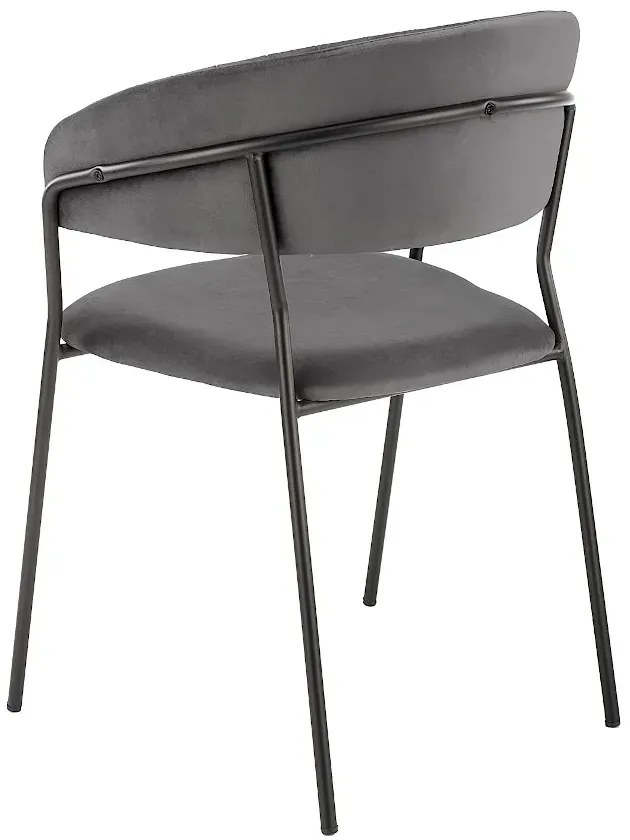 Szare nowoczesne krzesło D3-Z65