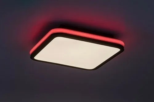 Rabalux 71399 funkcjonalna lampa sufitowa LED Serkan 43W, czarna/biała