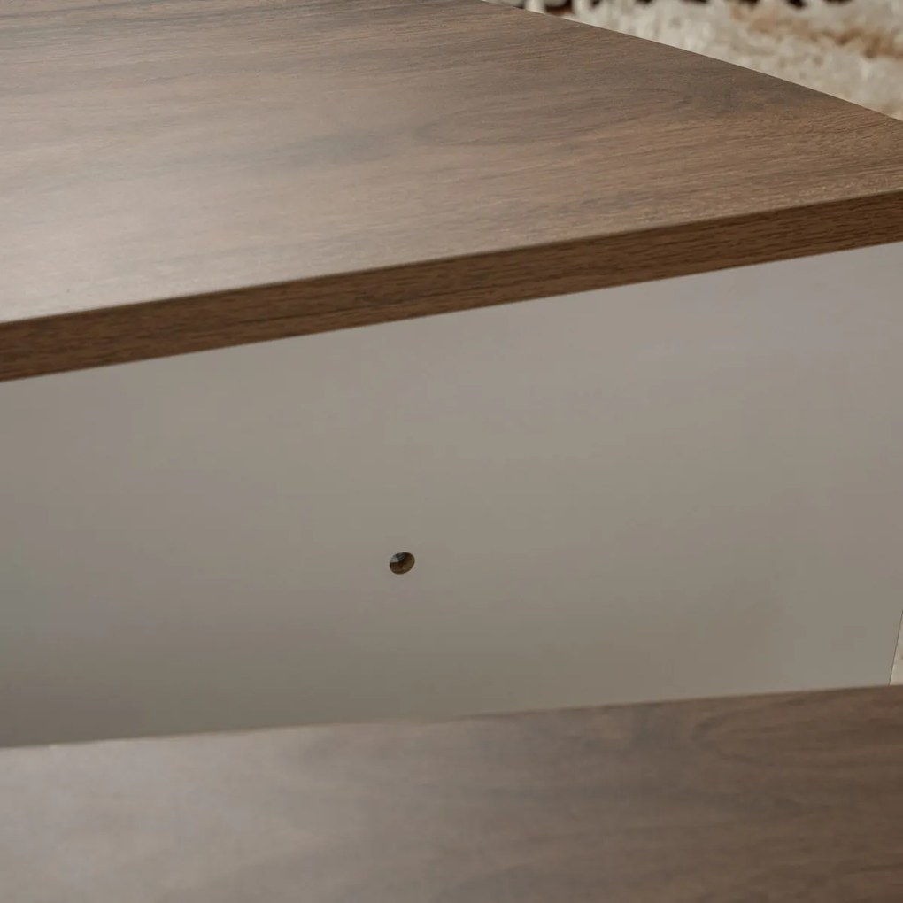 Stolik kawowy Orion Walnut White