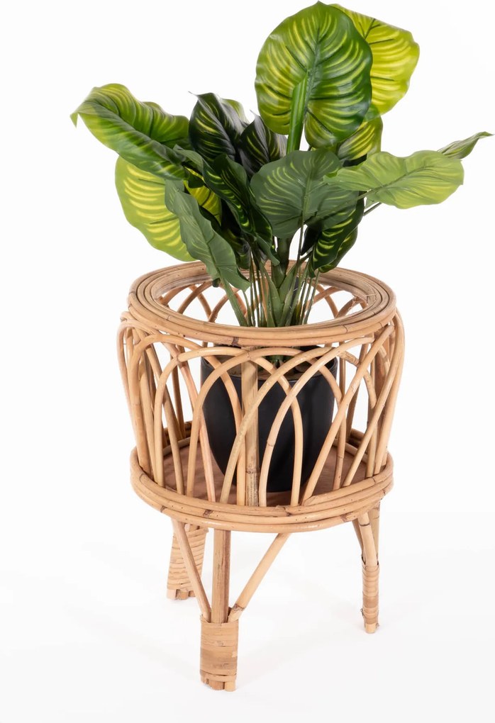 Podstawka pod doniczkę z rattanu CARM