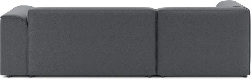 Ciemnoszary narożnik (lewostronny/z szezlongiem) Merid – Ropez