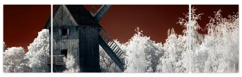 Obraz młyna (170x50 cm)