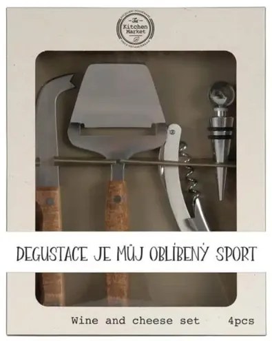 Bohemia Gifts Zestaw do krojenia sera - Ulubionysport