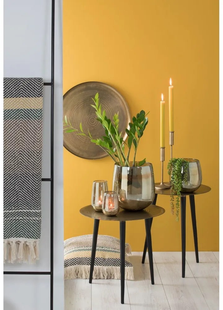 Czarna metalowa drabinka dekoracyjna Siem – Light &amp; Living
