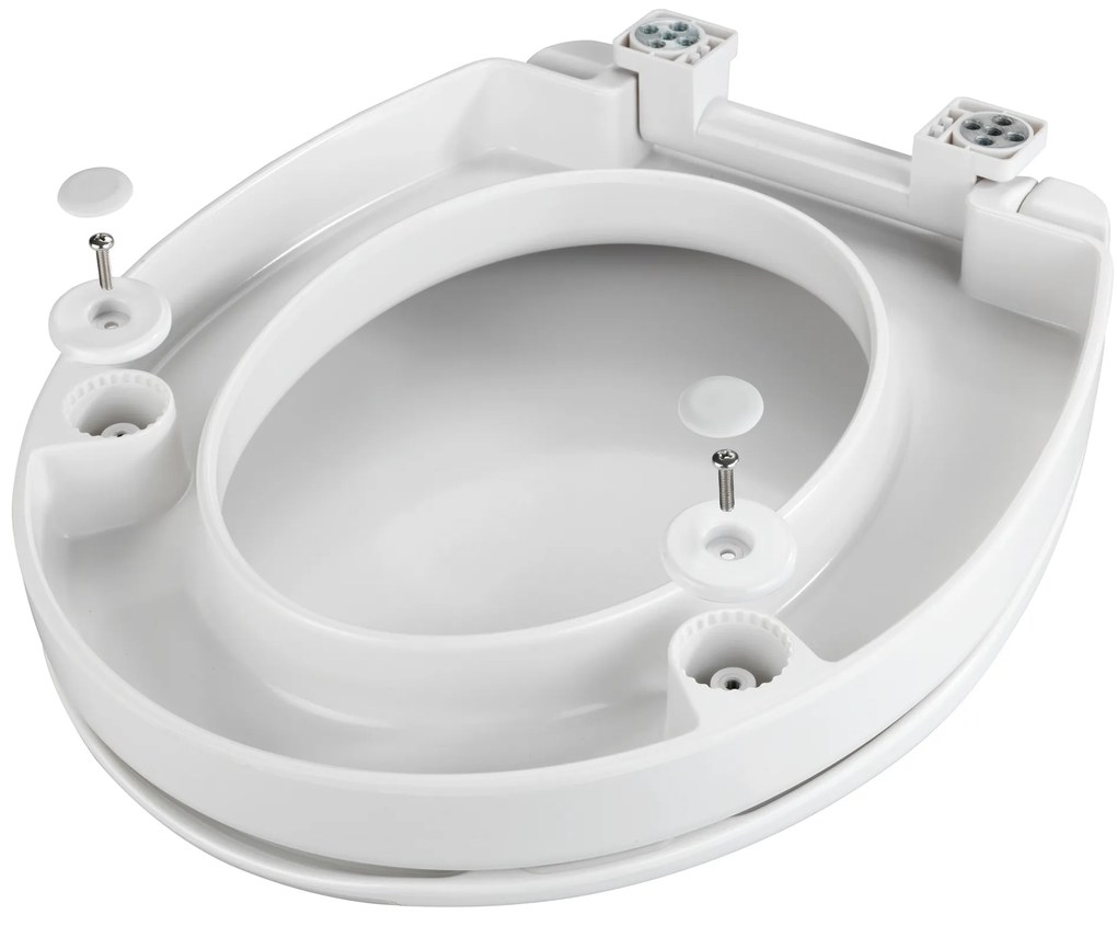 Deska sedesowa wolnoopadająca SECURA Comfort WENKO, komfortowy sedes WC Duroplast Easy-Close