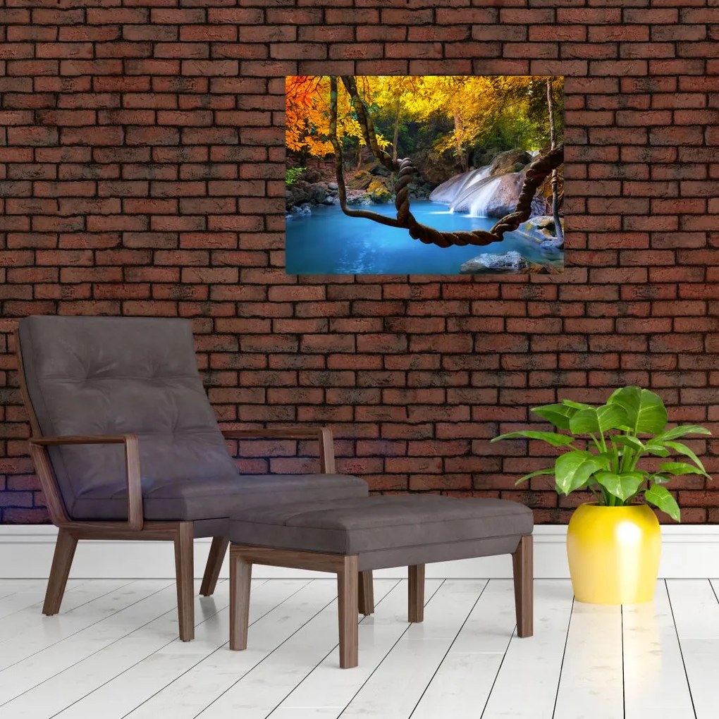 Obraz - Wodospady w Azji (70x50 cm)