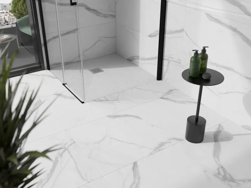 Mexen Stone+ brodzik kompozytowy kwadratowy 80 x 80 cm, biały - 44108080