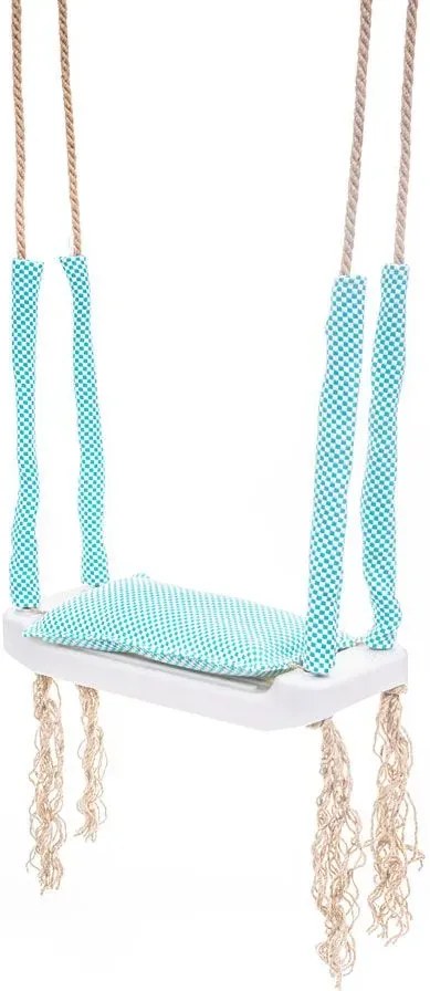 Turkusowa huśtawka dziecięca M3-F72