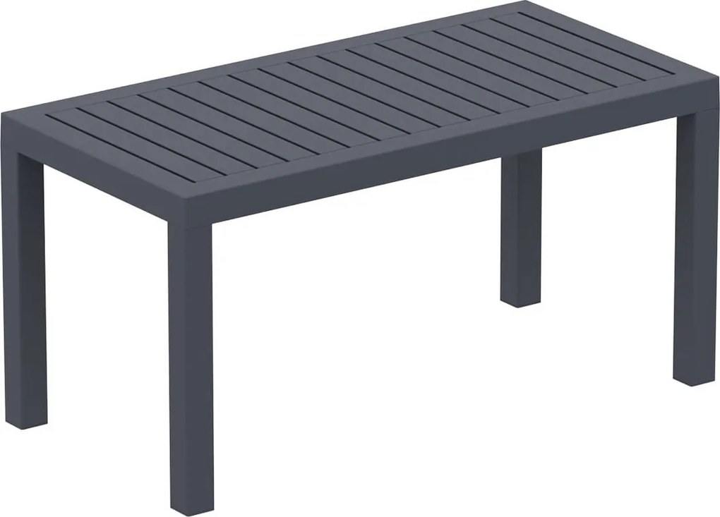 Prostokątny stolik ogrodowy z tworzywa Ocean Table
