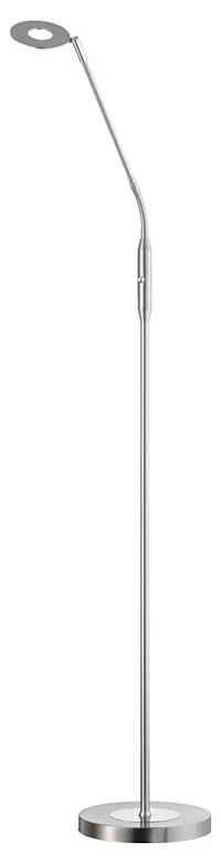 Lampa stojąca LED ze ściemniaczem w kolorze srebra (wysokość 150 cm) Dent – Fischer & Honsel