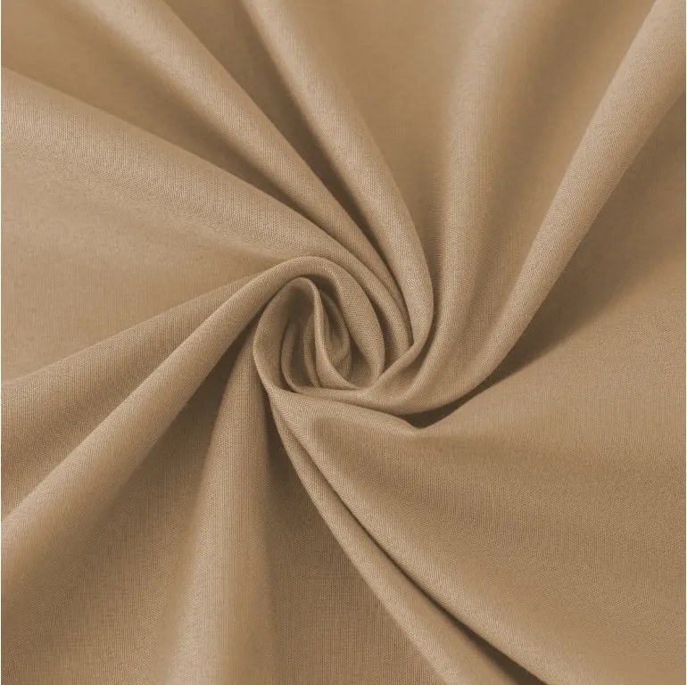 PrzytulneMieszkanie.pl Prześcieradło z mikrofibry MICROVELLE beżowe 180x200 cm