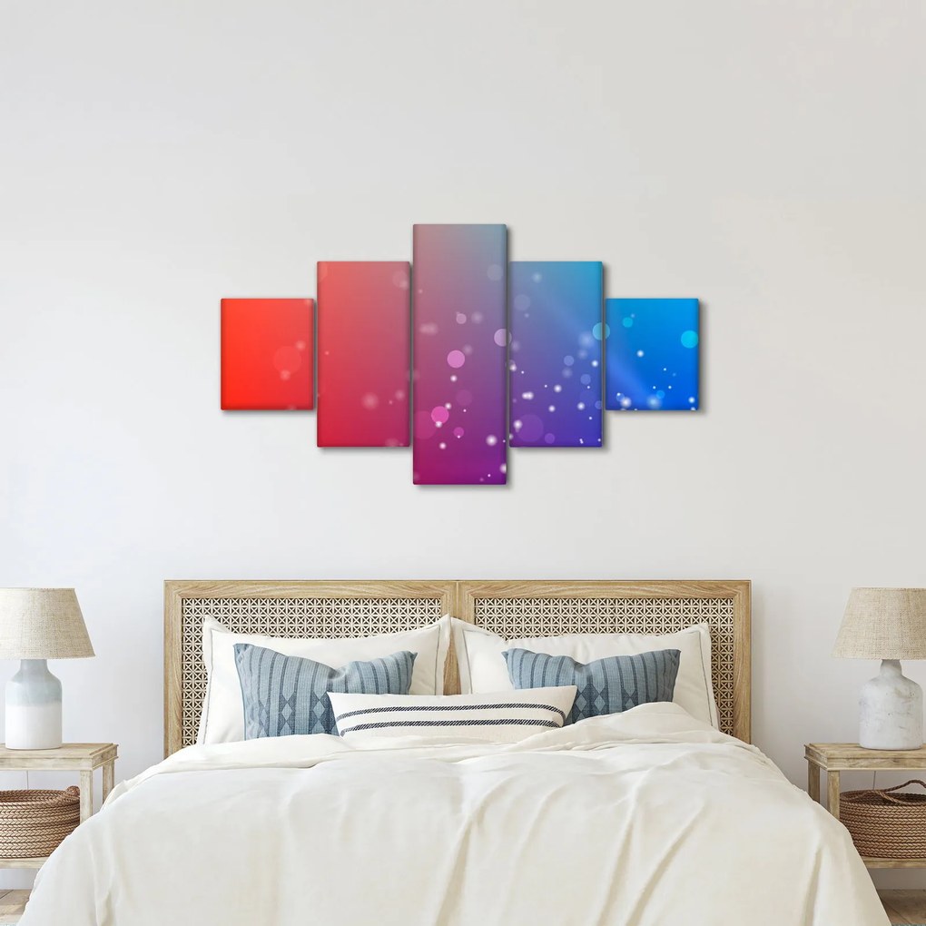 Nowoczesne malarstwo abstrakcyjne (125x70 cm)
