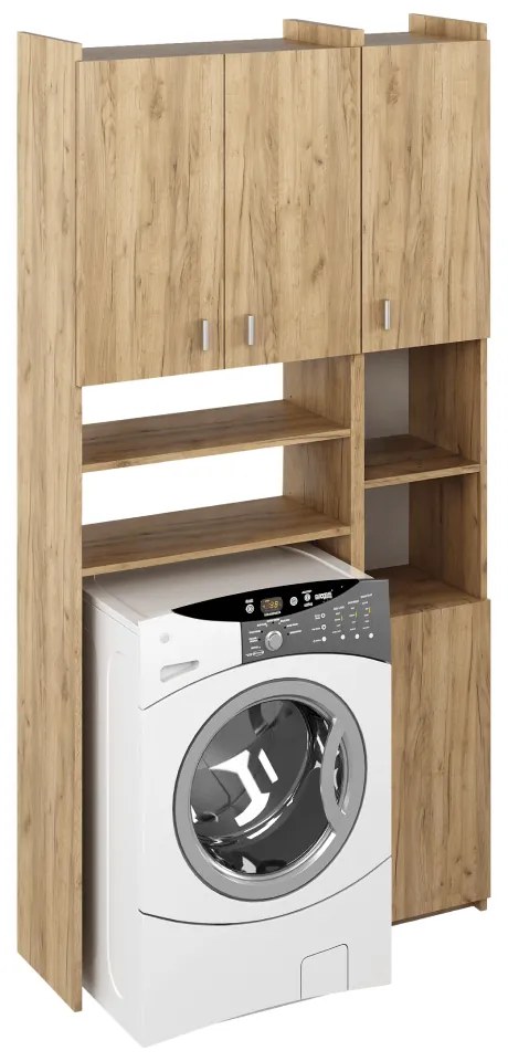 Szafka nad pralką MIRALI, dąb artisan
