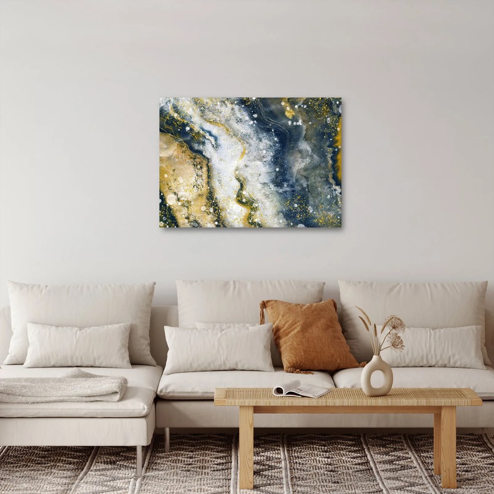 Obraz - Złota abstrakcja (70x50 cm)