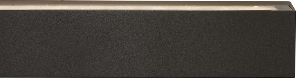 Industrialna lampa ścienna zewnętrzna czarna 55 cm z LED IP65 - Hannah