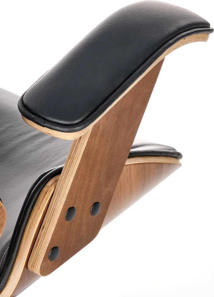 Nowoczesny fotel biurowy z oparciem ze sklejki Ignazio Halmar